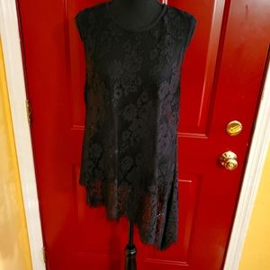 XL KAREN KANE BLACK LACE TANK